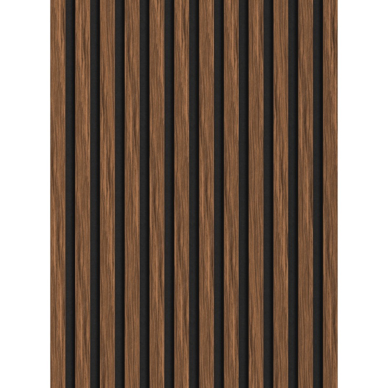 Mexen Lam-F akustinės sieninės lamelės 275 x 30 cm, 8 mm veltinis, techninis faneris, Rubin Mahonas - S105-275307-3015-013