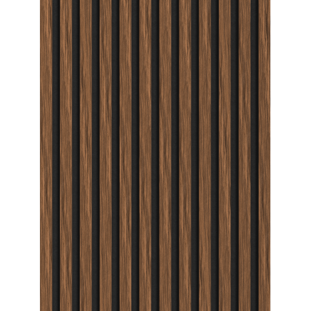 Mexen Lam-F akustinės sieninės lamelės 275 x 30 cm, 8 mm veltinis, techninis faneris, Rubin Mahonas - S105-275307-3015-013