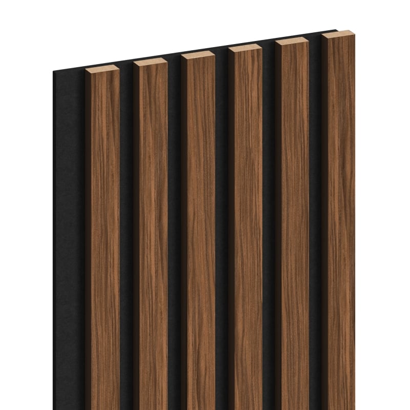 Mexen Lam-F akustinės sieninės lamelės 275 x 30 cm, 8 mm veltinis, techninis faneris, Rubin Mahonas - S105-275307-3015-013