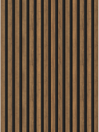 Mexen Lam-F akustinės sienų juostelės 275 x 31,5 cm, veltinis 6 mm, Mocca ąžuolas - S105-275317-2812-074