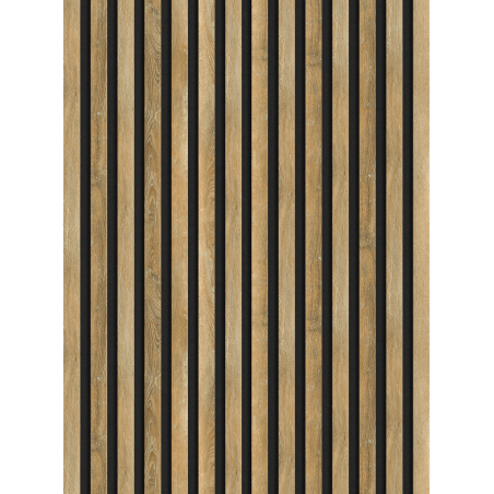 Mexen Lam-F sieninės akustinės lamelės 275 x 31,5 cm, veltinis 6 mm, Medaus Ąžuolas - S105-275317-2812-066