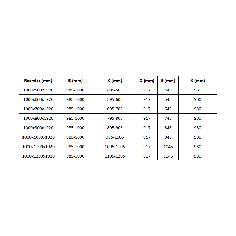 Mexen Pretoria dušo kabinos atveriamos durys 100 x 90 cm, permatomos, juodos + plokščiasis padėklas - 852-100-090-70-00-4010B