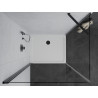 Mexen Pretoria Atveriama dušo kabina 100 x120 cm, skaidri, juoda + Flat padėklas - 852-100-120-70-00-4010B