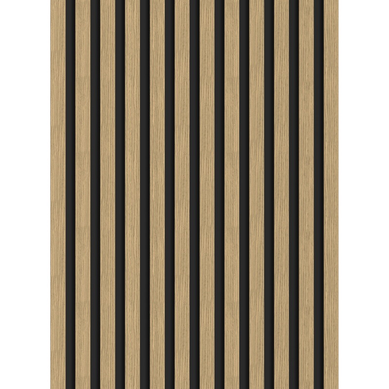 Mexen Lam-B sieniniai skydai 275 x 30 cm, HDF plokštė 4 mm, techninis lukštas, Lino Riešutas - S100-275307-3015-015