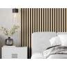 Mexen Lam-F sieninės akustinės lamelės 275 x 30 cm, 8 mm veltinis, technologinis fanera, Smėlinis Ąžuolas