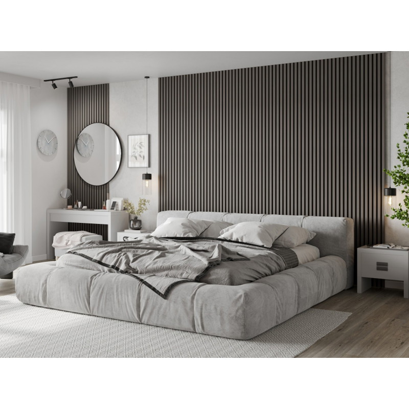 Mexen Lam-F akustinės sieninės lamelės 275 x 30 cm, 8 mm veltinis, techninis faneras, Plieninis Ąžuolas