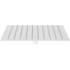 Mexen Slim 25 x 25 cm lieto galva, balta - 79125-20