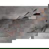 Mexen Mist Duo atidaroma dušo kabina 100 x 80 cm, skaidri, šlifuotas varis - 8A4-100-080-65-00