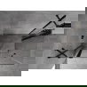 Mexen Mist Duo dušo kabina su durimis 115 x 85 cm, skaidri, juoda - 8A4-115-085-70-00
