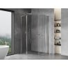 Mexen Mist L Duo dušo kabina su durelėmis 110 x 95 cm, skaidri, chromas - 8A4L-110-095-01-00