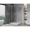 Mexen Mist L Duo dušo kabina su durelėmis 110 x 95 cm, skaidri, chromas - 8A4L-110-095-01-00