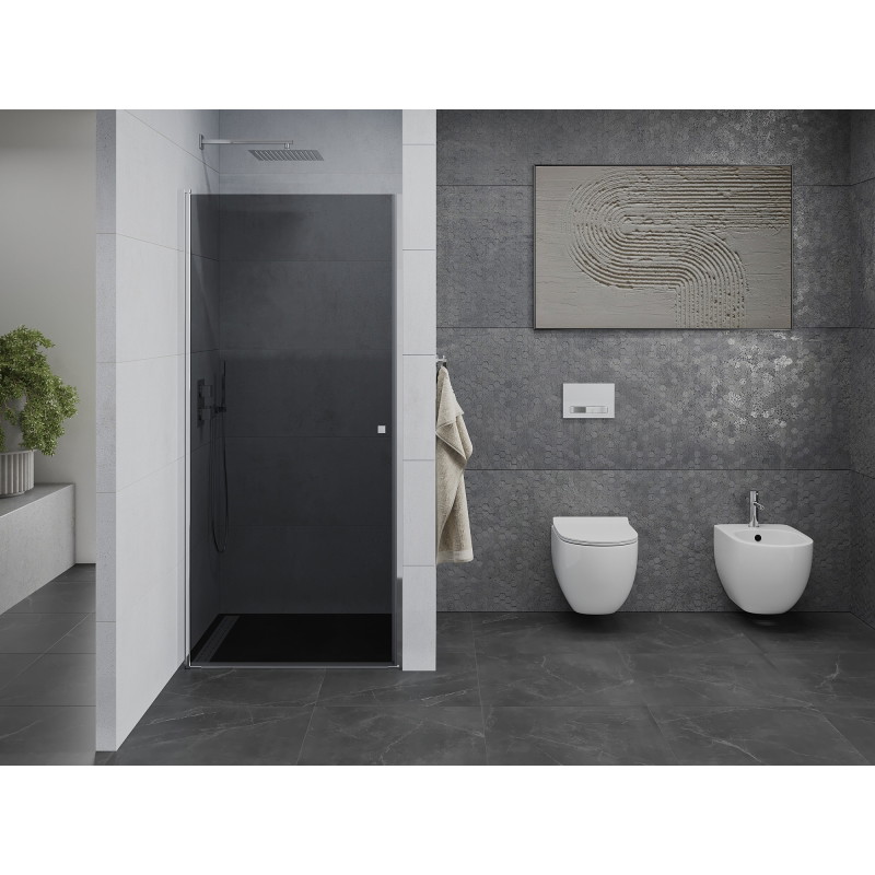 Mexen Pretoria 100 cm varstomos dušo durys, grafitas, chromas - 852-100-000-01-40