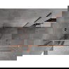 Mexen Mist T atveriama dušo kabina 90 x 120 cm, skaidrus, šepečiuotas varis - 8A4T-090-120-65-00