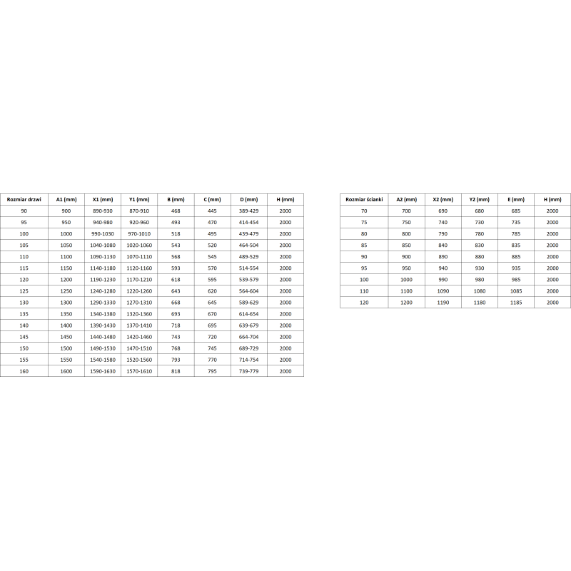 Mexen Rox-3S L trijų sienelių stumdomas dušo kabina 150 x 120 cm, skaidri, balta - 8C2L-150-120-20-00-3S