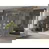 Mexen Omega 3 sienų dušo kabina, stumdoma 140 x 80 cm, Skaidrus, chromo + dušo padėklas Flat - 825-140-080-01-00-3s-4010