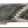 Mexen Omega 3 sienų dušo kabina, stumdoma 130 x 100 cm, Skaidrus, chromo + dušo padėklas Flat - 825-130-100-01-00-3s-4070