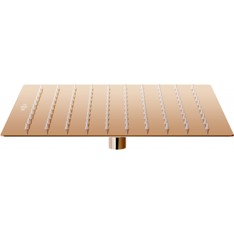 Mexen Slim lietaus dušo galvutė 25 x 25 cm, rožinis auksas - 79125-60