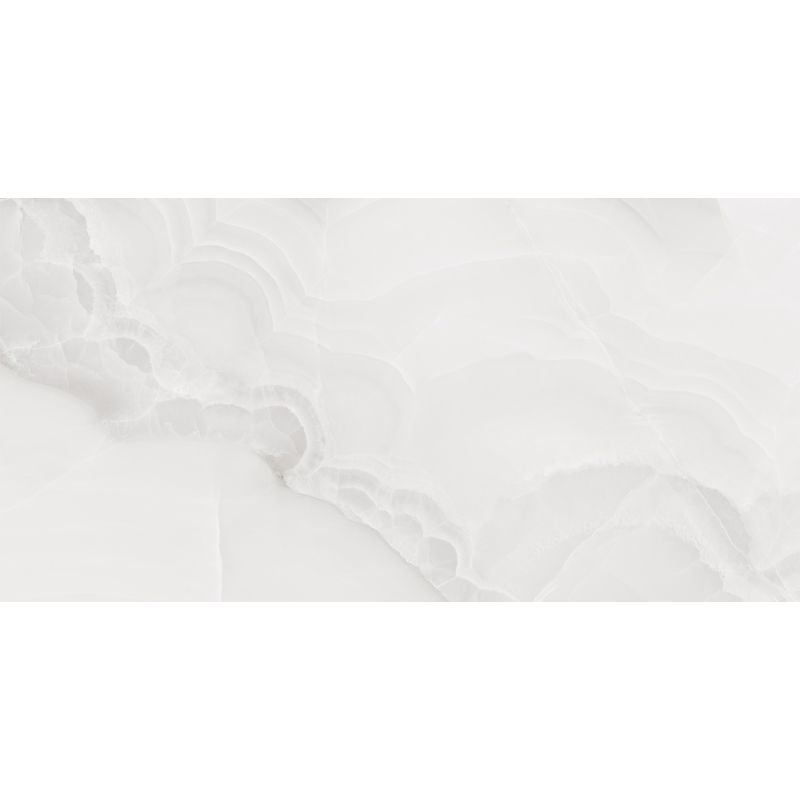 Mexen Onyx Sidabrinė glazūruota rektifikuota plytelių pavyzdys G1, grindų-sienų plytelė 120 x 60 cm, blizgi - TL106-02-S