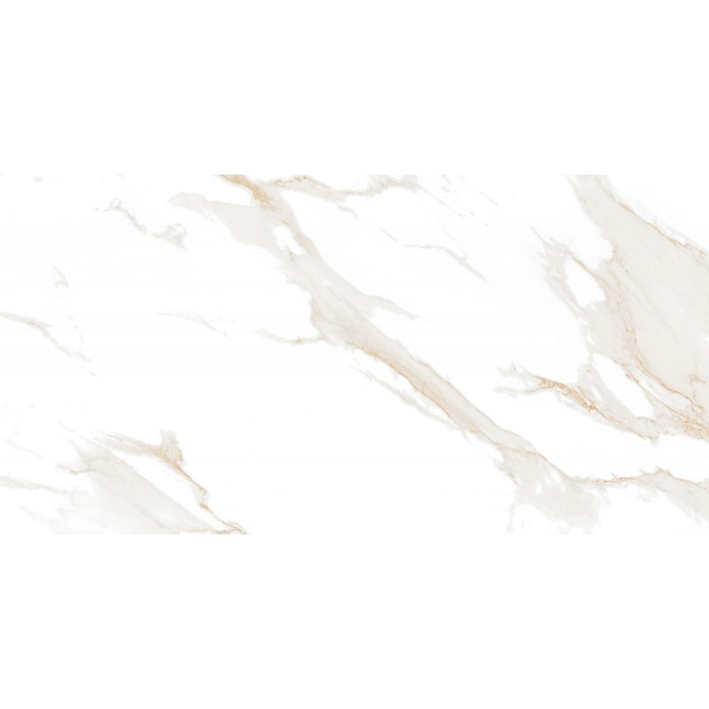 Mexen Luton Aukso glazūruotos rektifikuotos keramikos plytelės, grindų-sienų plytelė, 120 x 60 cm, blizgi - TL113-01-S