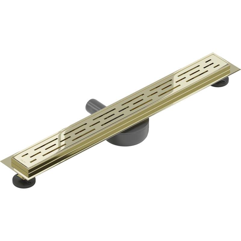 Mexen Flat 360° M01 pasukite linijinį sifoną 60 cm, auksinis - 1520060-40