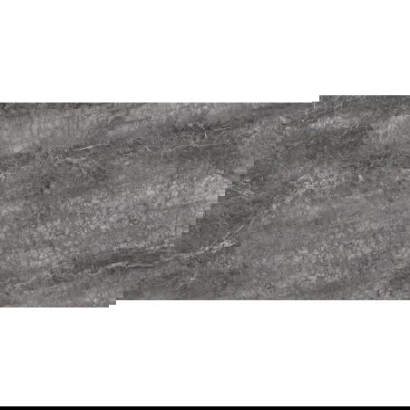 Mexen Quetta „Nero“ glazūruoto rektifikuoto gres plytelės pavyzdys, grindų-sienų plytelė 120 x 60 cm, blizgi - TL136-03-S