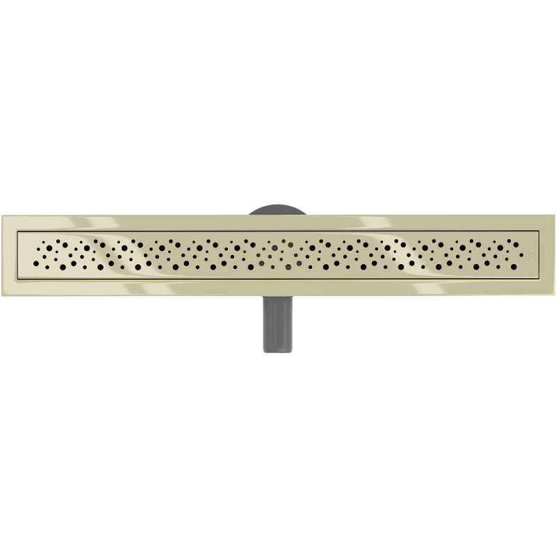 Mexen Flat 360° M12 sukamasis linijinis nutekėjimo vamzdis 50 cm, auksinis - 1521050-40