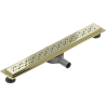 Mexen Flat 360° M12 sukamasis linijinis nutekėjimo vamzdis 50 cm, auksinis - 1521050-40