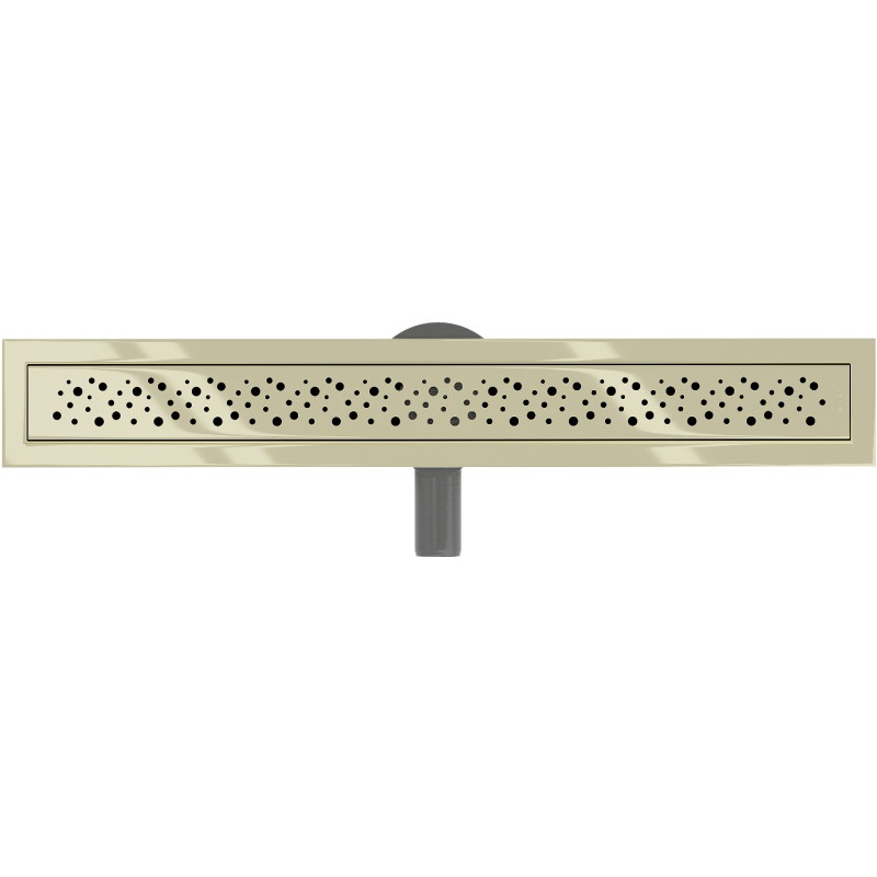 Mexen Flat 360° M12 paslankus linijinis nutekėjimas 60 cm, auksinis - 1521060-40