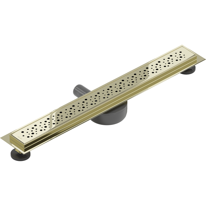 Mexen Flat 360° M12 apvalus linijinis nutekėjimas, 60 cm, auksinis - 1521060-40