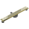 Mexen Flat 360° M12 linijinis rotacinis nutekėjimas 60 cm, Auksinė - 1521060-40