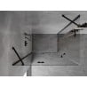Mexen Mist-H Duo dušo kabina atveriama kairė 120 x 75 cm, permatomas, juodas - 8A5-120L-075P-70-00