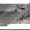 Mexen Mist H Duo dušo kabina varstoma 120 x 75 cm, skaidri, juoda - 8A5-120L-075P-70-00