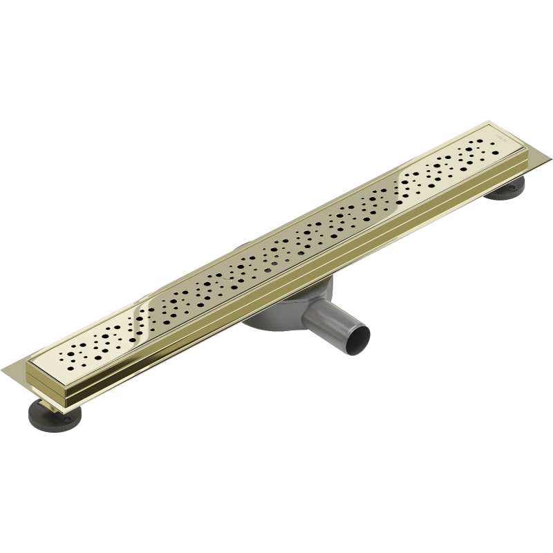 Mexen Flat 360° M12 sukamasis linijinis nutekėjimas 70 cm, auksinis - 1521070-40