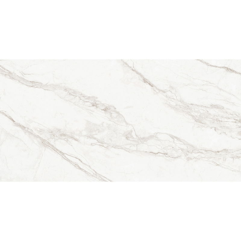 Mexen Rayas Sidabrinio glazūruoto rektifikuoto gres plytelės pavyzdys G1, grindų ir sienų plytelė 120 x 60 cm, blizgi