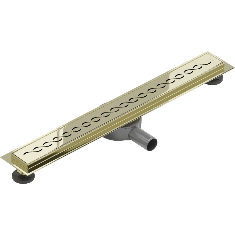 Mexen Flat 360° M18 sukamasis linijinis nutekėjimas 60 cm, auksinis - 1523060-40