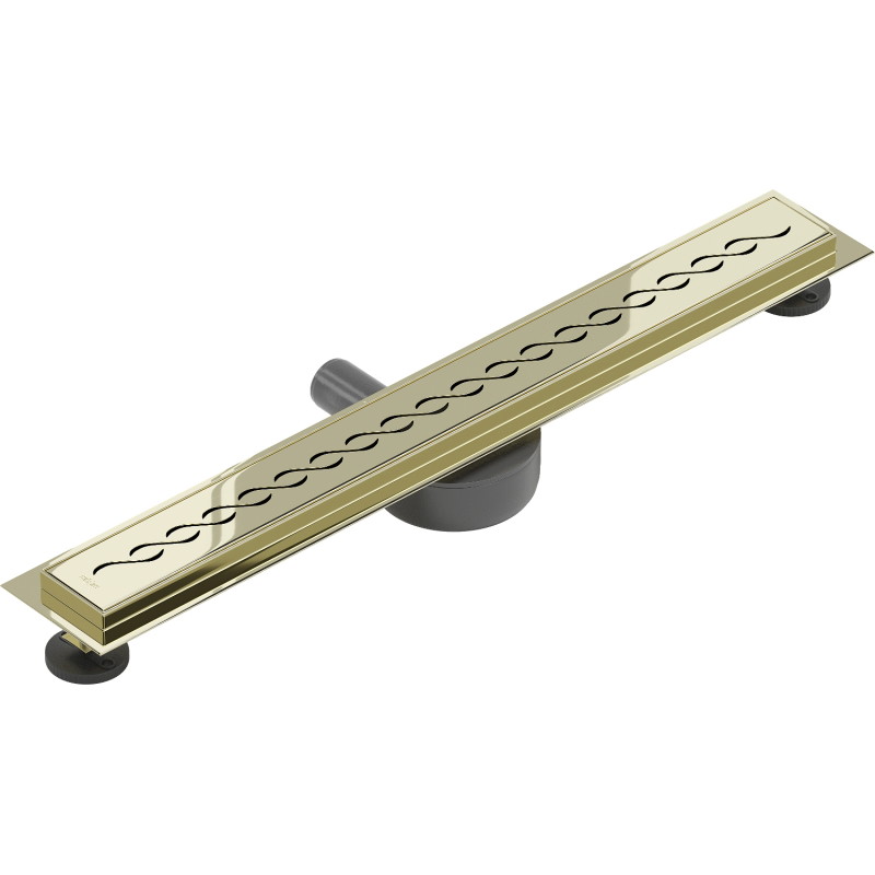 Mexen Flat 360° M18 pasukų linijinis nutekėjimas 70 cm, auksinis - 1523070-40