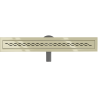 Mexen Flat 360° M18 linijinis rotacinis nutekėjimas 70 cm, Auksinė - 1523070-40