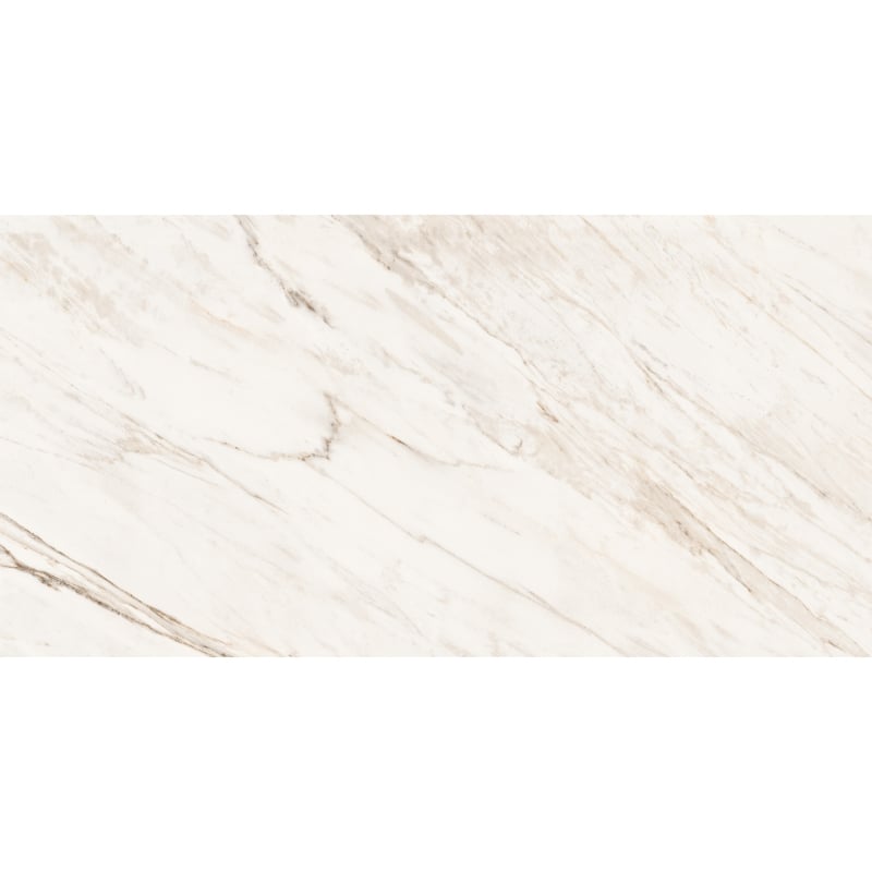 Mexen Angelo White rekt. glazūruoto gresos pavyzdys G1, grindų-sienų plytelė 120 x 60 cm, blizgi - TL156-00-S