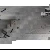 Mexen Mist H Duo pakabinamas dušas atverčiamas 85 x 115 cm, skaidrus, juodas - 8A5-085L-115P-70-00