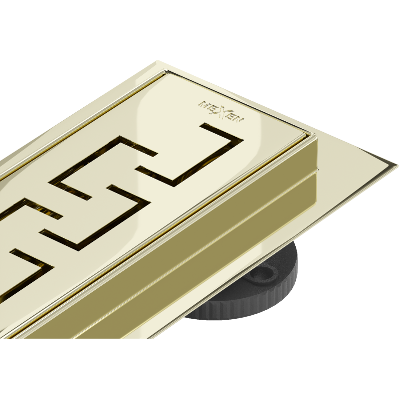 Mexen Flat 360° M15 linijinis pasukamas nutekėjimas 50 cm, auksinis - 1524050-40