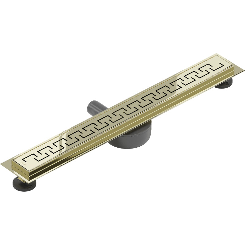 Mexen Flat 360° M15 pasukinė linijinė nutekėjimo sistema 60 cm, auksinė - 1524060-40