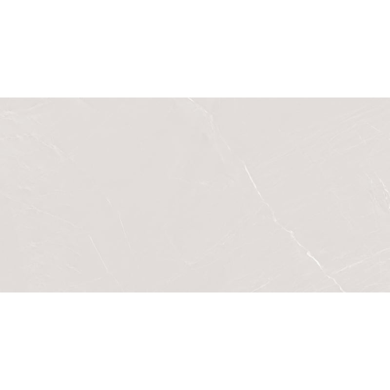 Mexen Windsar Balta stačiakampio blizgančio porceliano akmens masės bandinys G1, grindų ir sienų plytelė, blizgi