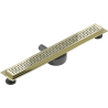 Mexen Flat 360° M08 linijinis rotacinis nutekėjimas 60 cm, Auksinė - 1525060-40