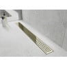 Mexen Flat 360° M08 linijinis pasukamas nutekėjimo latakas 80 cm, auksinis - 1525080-40