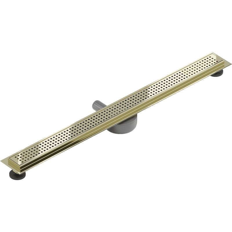 Mexen Flat 360° M08 pasukamas linijinis nutekamasis kanalas 90 cm, auksinis - 1525090-40
