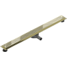 Mexen Flat 360° M08 linijinis rotacinis nutekėjimas 100 cm, Auksinė - 1525100-40