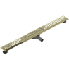 Mexen Flat 360° M15 linijinis rotacinis nutekėjimas 80 cm, Auksinė - 1524080-40