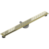 Mexen Flat 360° M12 linijinis rotacinis nutekėjimas 100 cm, Auksinė - 1521100-40