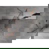 Mexen Mist H Duo atveriamos dušo kabinos durys 105 x 105 cm, skaidrios, šepečiu valytu vario - 8A5-105L-105P-65-00
