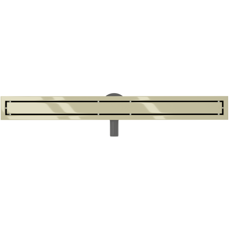 Mexen Flat 360° M13 linijinis drenažas, pasukamas 2in1, 100 cm, auksinis - 1510100-40